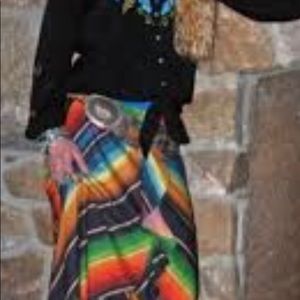 Tasha Polizzi Multicolor High Low Skirt